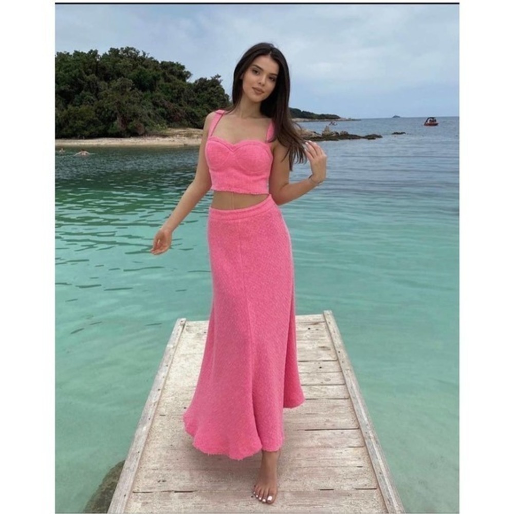 Zara long texture skirt 2929/469